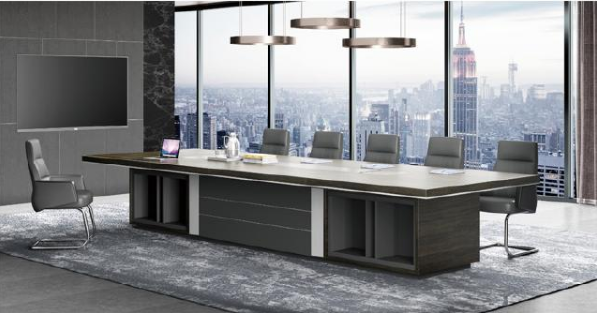 現(xiàn)代簡約時尚會議桌-09