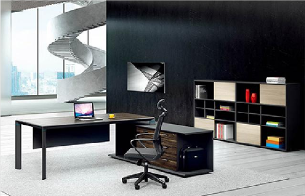 現(xiàn)代時(shí)尚簡約辦公桌-08